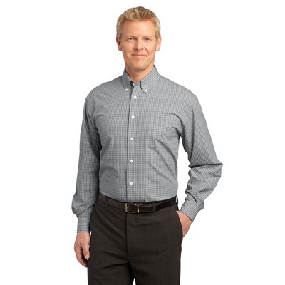 Port Authority® Plaid Pattern Easy Care Shirt.
